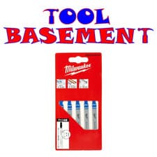 Image of Milwaukee 4932254064 Metal Cutting Jigsaw Blades Pack of 5 T118B MIL2254064