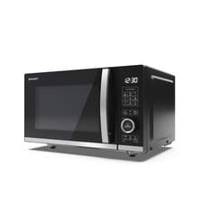 Image of Sharp Black 20 Litre 800W Microwave Oven with 1000W Grill - YC-QG204AU-B