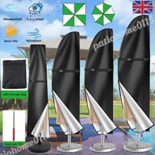 Image of Heavy Duty Parasol Banana Umbrella Cover Cantilever Outdoor Patio Shield Oxford