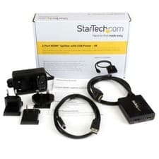 Image of StarTech.com 4K HDMI 2-Port Video Splitter – 1x2 HDMI Splitter – 4K 30Hz