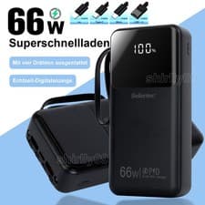 Image of Power Bank 20000mah 66W Portable Fast Charger External Battery for Mobile Phone
