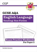 Image of GCSE English Language AQA Reading Non-Fiction Exam Practice Workbook Paper 2