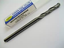 Image of 4mm CARBIDE LONG SERIES BALL NOSED SLOT DRILL 2 FLUTED EUROPA TOOL 3143030400 4
