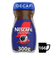 Image of Nescafe Original Decaf Instant Coffee 300g Free And Fast Postage