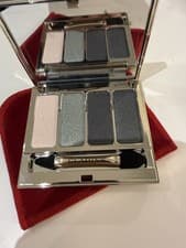 Image of Clarins 4 Colour Wet Dry Eyeshadow, Shade 06 Forest, With Velour Case, BRAND NEW