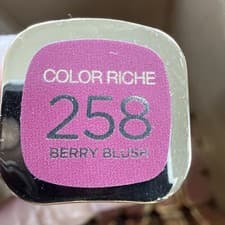 Image of L'Oréal Paris Color Riche Satin Smooth Lipstick, 258 berry blush