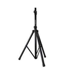 Image of Vonyx Black Height Adjustable Speaker Stand - Portable PA Stand for Events