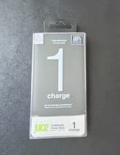 Image of Juice 5000mAh Portable Power Bank - Black - With an Integrated USB Type-C Cable