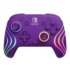 Image of PDP Nintendo Switch Purple Afterglow Wave Wireless Controller - New Boxed