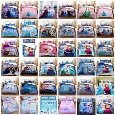 Image of Frozen Elsa Bedding Set Quilt Duvet Cover Pillowcase Single Double King Gifts