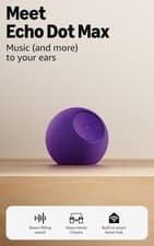 Image of Echo Dot Max - Alexa Speaker with room-filling sound & Home Hub - Amethyst