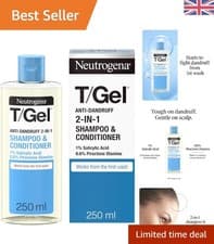 Image of Fight Dandruff with T/Gel 250ml 2 in 1 Shampoo & Conditioner for Healthy Hair
