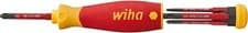 Image of Wiha 45296 PocketMax® Electric VDE Magazine Style SlimBit Screwdriver Set