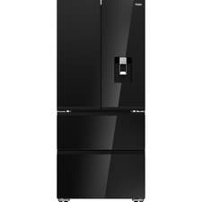 Image of Haier HFKR7819DWGB French Series 7 83cm Frost Free American Fridge Freezer
