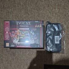 Image of Evercade Retro Games Handheld Console Pack White/Red (306512) with case no games