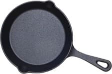 Image of PRE-SEASONED CAST IRON FRYING PAN /SIZZLERFOR HEALTHY COOKING HOT SERVING DISH