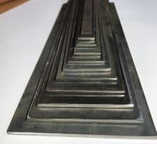 Image of 3mm Mild Steel FLAT BAR 10,13,16,20,25,30,40,50,60,70,80mm in 100mm increments