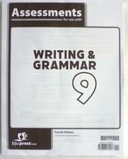 Image of Assessments for use with Writing & Grammar 9 Paperback BJU Press
