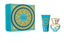Image of Brand New Versace Pour Femme Dylan Turquoise Gift Set 30ml EDT Shower Gel 50ml