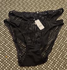 Image of Boux Avenue Lauren Brief  Black Size 8 X 2 Rrp £24