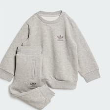 Image of Adidas Crew Set Kids In Grey Size 2-3 Years Brand New