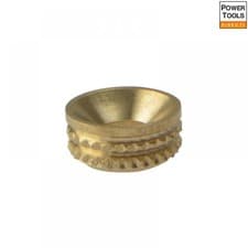 Image of Forgefix 100SCS8B Screw Cup Sockets Solid Brass Polished No. 8 Bag 100
