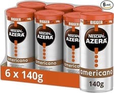 Image of NESCAFÉ Azera Americano Instant Coffee 140g (Pack of 6), Package May Vary