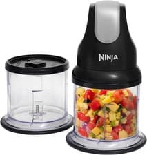 Image of Ninja Kitchen Professional Stackable Food Chopper 200w Black Minces & Purees Mak