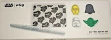 Image of Star Wars W&P 6-Piece Baking Set - (Baking Mat, Rolling Pin & Cookie Cutters NIB