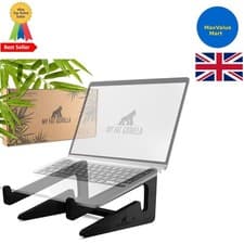 Image of Eco-Friendly Bamboo Laptop Stand - Stylish & Compatible with 10-15 Inch Models