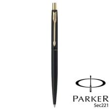 Image of PERSONALISED ENGRAVED PARKER CLASSIC MATTE BLACK GOLD BALL POINT PEN