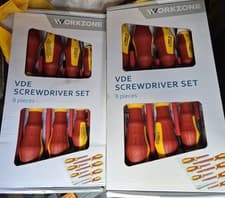 Image of 2 X New VDE screwdriver Sets Each Is 8 Pieces