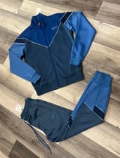 Image of NWT Puma 2 Piece Tracksuit Lauren London Blue Dark Grey Men's Size Small
