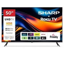 Image of SHARP 4T-C50HJ4725K 50" Smart 4K Ultra HD HDR LED TV - REFURB-A