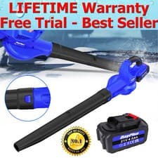 Image of 🔵 Leaf Blower Garden Vacuum Shredder Vac, Leaves Grass Super Power 3500W+Rake🔵