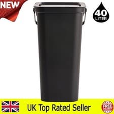 Image of kitchen bin 40l moda recycling bin with locking handle 60cm