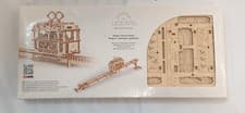Image of Ugears Mechanical Models - Tram On Rails - Wooden Model Kit New And Sealed (Mar)