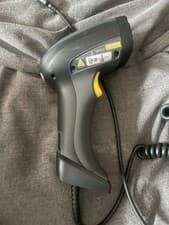 Image of Wasp WDI7500 Handheld Barcode Scanner - Black, Yellow - 1D, 2D - Imager