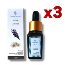 Image of 3x Premium Scented Fragrance Oil Siesta 10ml Lavender & Chamomile for Diffuser