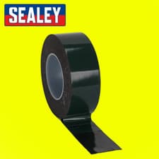 Image of Sealey DSTG5010 50mm x 10m Double-Sided Adhesive Foam Tape - Green Backing