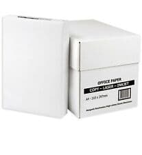Image of WHITE PAPER A4 PRINTER COPIER 1 2 3 4 5 REAMS OF 500 SHEETS PHOTOCOPY STATIONARY