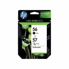 Image of Genuine HP 56 Black & HP 57 Tri-Colour ink cartridges (C6656A + C6657A)