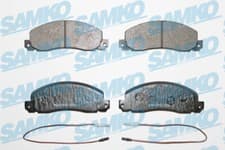 Image of SAMKO 5SP278 Brake Pad Set, disc brake for ,OPEL,RENAULT,VAUXHALL