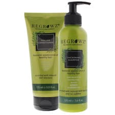 Image of Regrowz Thickening Shampoo 225ml & Volume Conditioner 175ml Healthy Hair Bundle