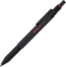 Image of Rotring 600 3-In-1 Multicolour Pen and Mechanical Pencil | Black & Red Ballpoint