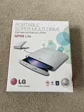 Image of LG GP08 Lite Portable Super Multi Drive External DVD Writer USB Boxed