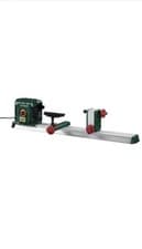 Image of Parkside 600W Wood Turning Lathe With 2 Chisels 2 Spanners Adjustable Speed