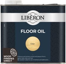 Image of Liberon Wood Floor Oil - 1L 2.5L -Scratch & Stain Resistant Natural Sheen Finish