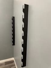 Image of Wall Rack Roll Holder Dispenser Brackets ONLY No Poles - Vinyl Tints Wrap Media