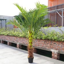 Image of Large 3 6ft Artificial Palm Tree in Pot Fake Plant Outdoor Garden Home Office UK